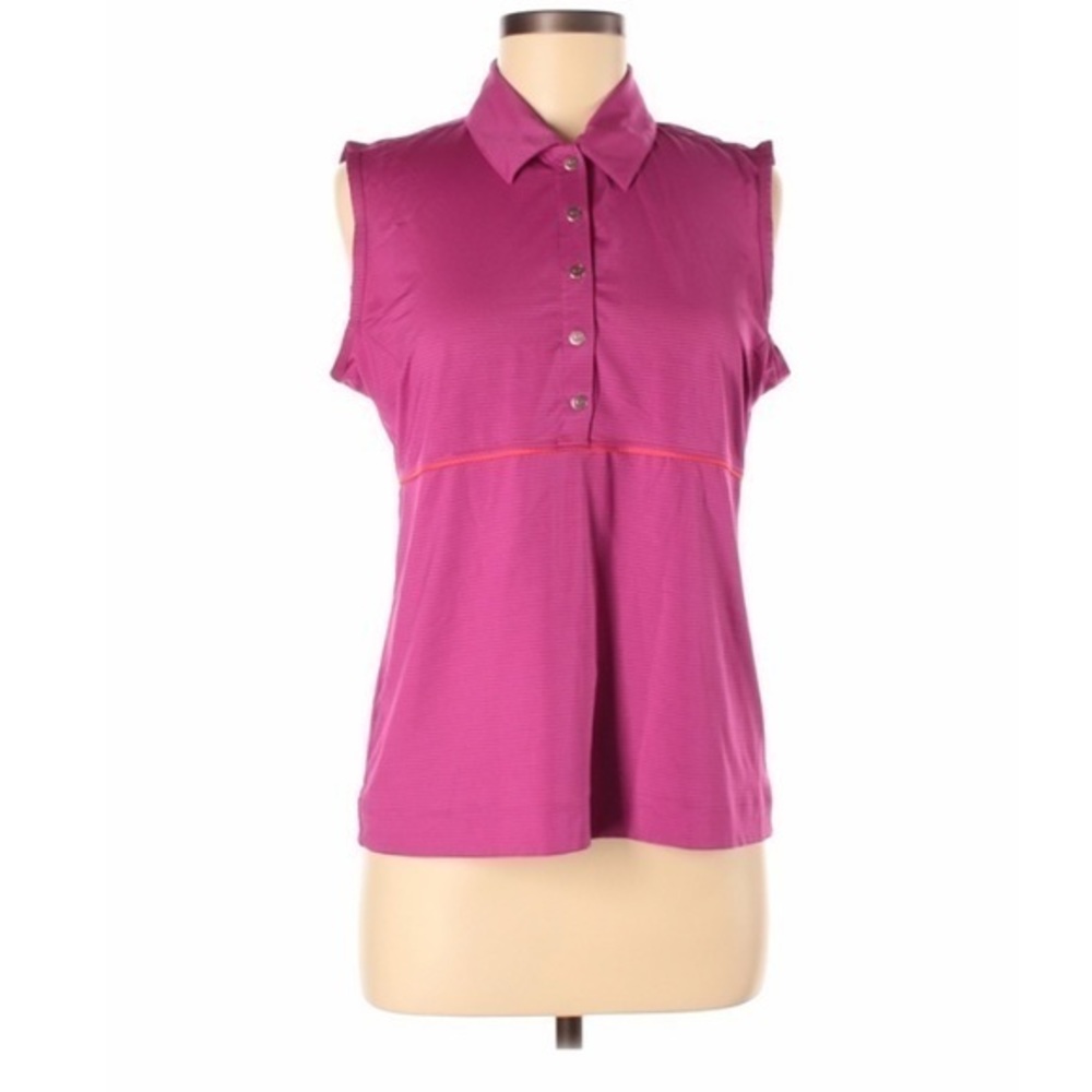 🔴4/$25 Nike Golf Dri-Fit Sleeveless Button Down Golf Top